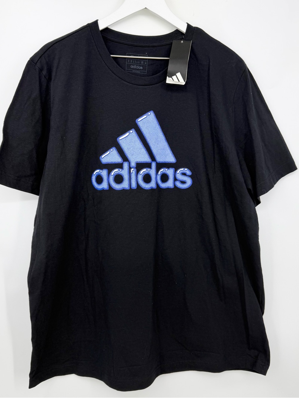 Adidas T-Shirt Crew Neck Logo Short Sleeve Shirt Cotton Blend Tee Men’s XL NWT